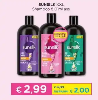 ALDI Sunsilk XXL Shampoo 810 ml ass. offerta