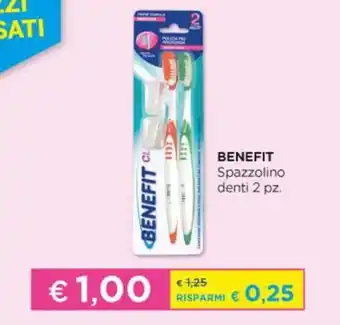 ALDI Benefit Spazzolino denti 2 pz. offerta
