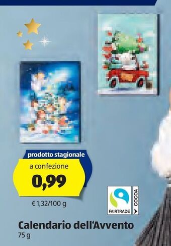 ALDI Calendario dell'avvento offerta