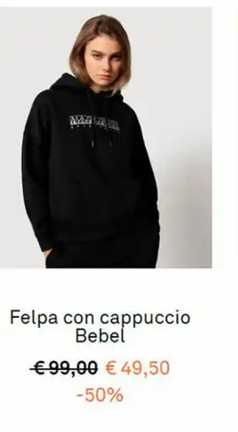 Napapijri Felpa col cappuccio offerta