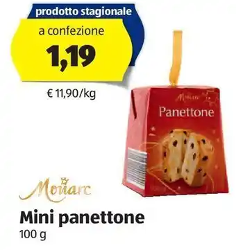 ALDI Mini panettone monarc offerta
