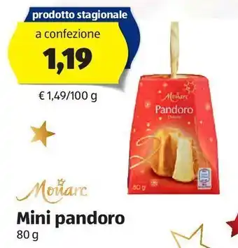 ALDI Mini pandoro monarc offerta