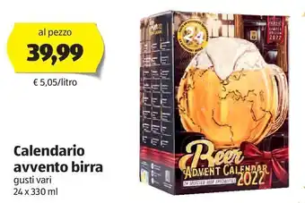 ALDI Calendario avvento birra offerta