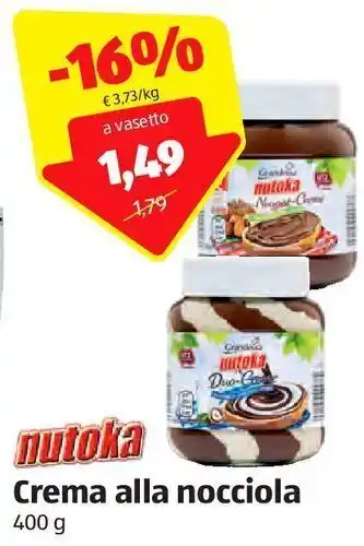 Crema alla nocciola nutoka