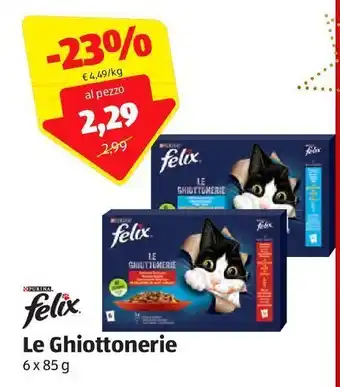 ALDI Le ghiottonerie purina felix offerta