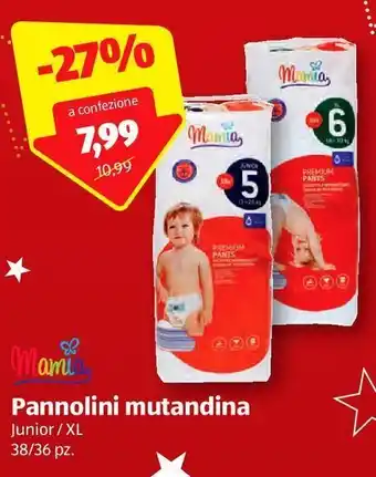 ALDI Pannolini mutandina mamia offerta