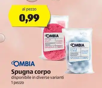 ALDI Spugna corpo ombia offerta
