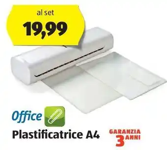 ALDI Plastificatrice a4 office offerta
