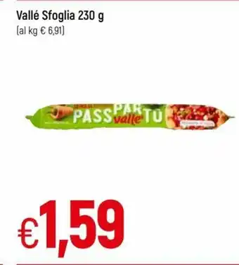 IperFamila Vallè Sfoglia 250 g offerta