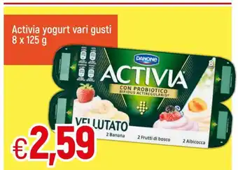 IperFamila Activia yogurt vari gusti 8 x 125 g offerta