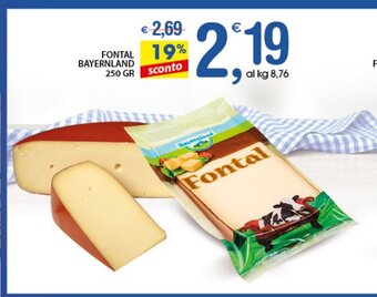 Qui Discount Fontal Bayernland 250 gr offerta