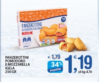 Qui Discount Panzerottini Pomodoro E Mozzarella Igela 250 gr offerta