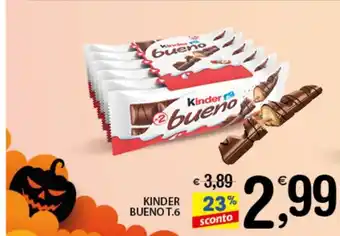Qui Discount Kinder Bueno T. 6 offerta