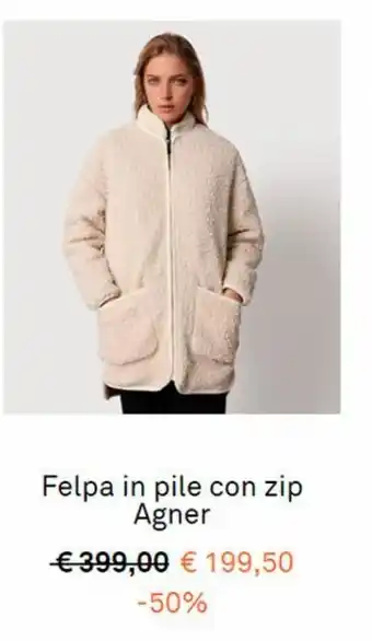 Napapijri Felpa in pile offerta