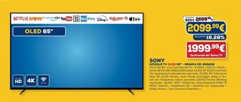 Euronics Sony google tv oled 65'' - bravia xr-65a83k offerta
