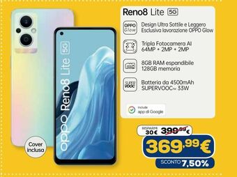 Euronics Reno8 lite 5g offerta