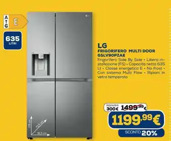 Euronics Frigoriferi lg multi door - gslv90pzae offerta