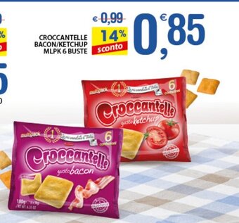 Croccantelle Bacon/ Ketchup MLPK 6 Buste