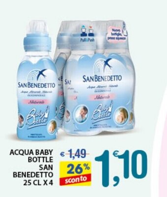 Acqua Baby Bottle San Benedetto 25 cl x 4
