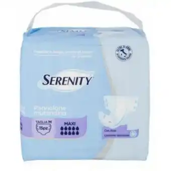 Serenity pannolone mutandina maxi extra large 15 pz