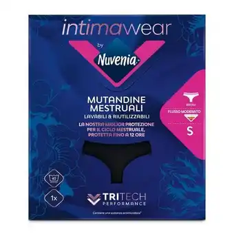 Nuvenia intima wear mutandina mestr.lavab.bikini black s 1pz