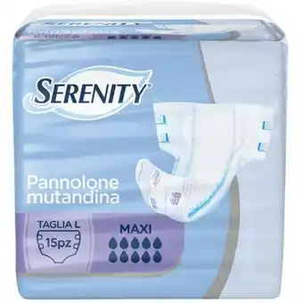 La Saponeria Serenity pannolone mutandina maxi large 15 pz offerta