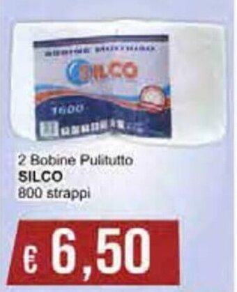 Silco 2 Bobine Pulitutto 800 strappi