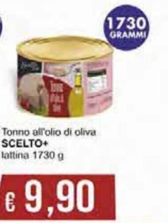 Scelto+ Tonno all'olio di oliva lattina 1730 g