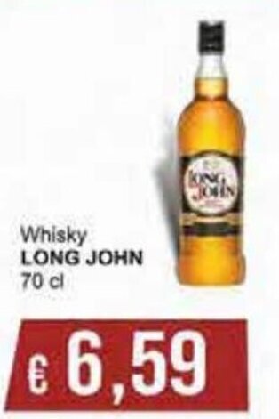 Italy Cash Long John Whisky 70 cl offerta