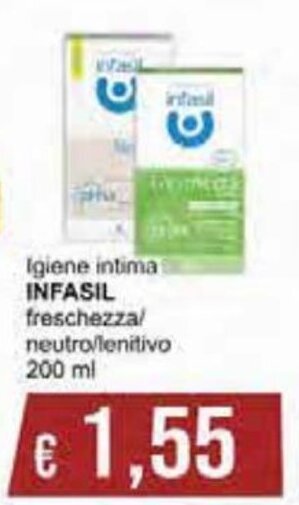 Infasil Igiene Intima freschezza/neutro/lenitivo 200 ml