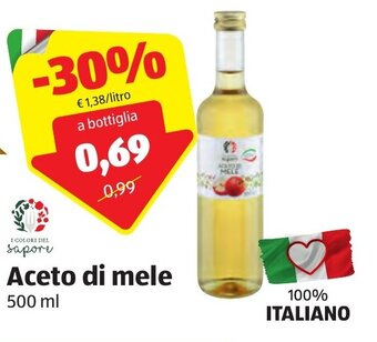 ALDI Aceto di mele 500 ml offerta