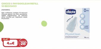 Bimbo Store Aspiratore nasale chicco offerta
