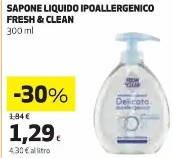 Ipercoop Sapone liquido ipoallergenico fresh & clean offerta
