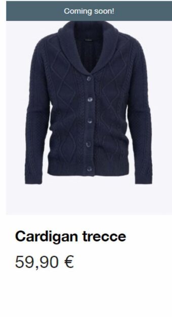 Cardigan uomo