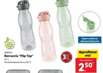 Lidl Borraccia 'flip top' offerta