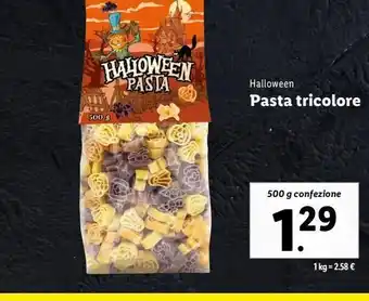 Lidl Pasta tricolore offerta