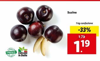 Lidl Susine offerta