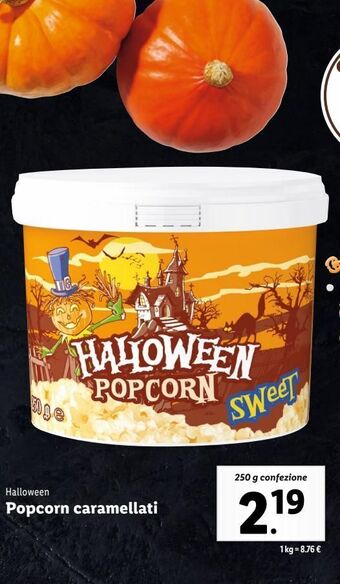 Lidl Popcorn caramellati offerta