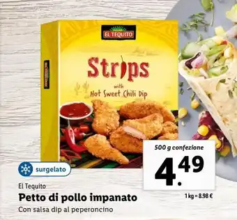 Lidl Petto di pollo impanato offerta