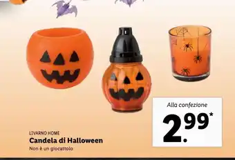 Lidl Candela di halloween offerta