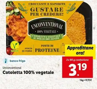 Lidl Cotoletta 100% vegetale offerta