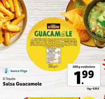 Lidl Salsa guacamole offerta