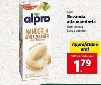 Lidl Bevanda alla mandorla offerta