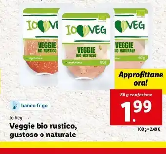 Lidl Veggie bio rustico gustso o naturale offerta