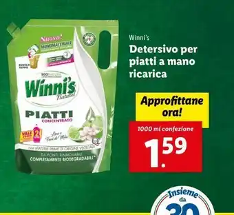 Lidl Detersivo per piatti a mano ricarica offerta