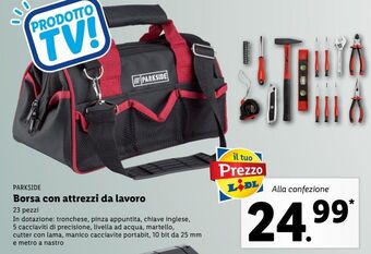 Lidl Borsa con attrezzi da lavoro offerta