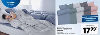 Lidl Parure copripiumino singolo offerta