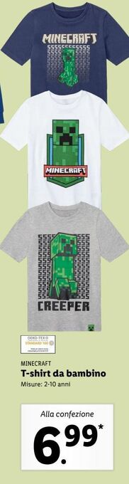 Lidl T-shirt da bambino offerta