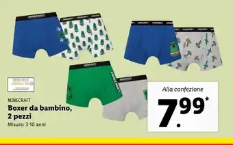 Lidl Boxer da bambino 2 pezzi offerta