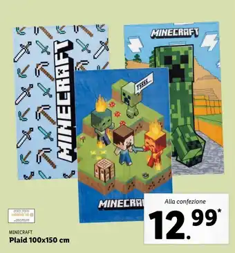 Lidl Plaid 100x150cm offerta